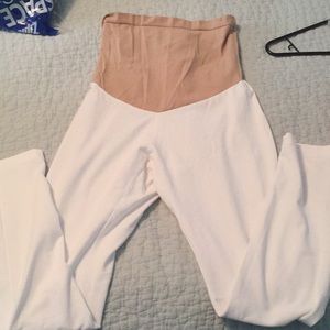 Maternity leggings - white